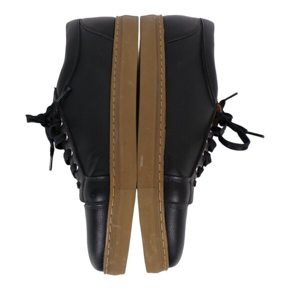 Ahimsa Black Vegan Leather Sneakers Men Sz 9 Women Sz 12 New/Near New  #897 - Picture 8 of 10